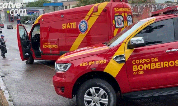 Idosa atropelada no Centro de Cascavel não resiste e morre no hospital