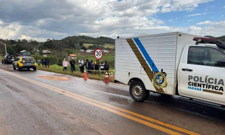 Indígena morre atropelado na PR-473, em Nova Laranjeiras