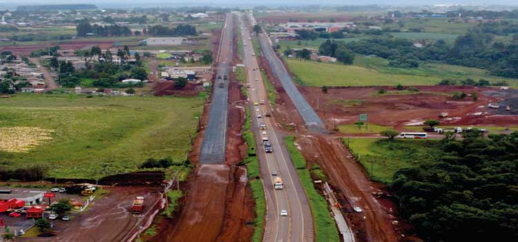 INFRAESTRUTURA: Obras no trecho urbano da BR-277 em Guarapuava já atingiram 40% de conclusão