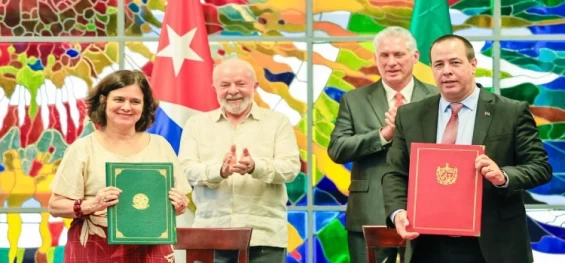 INTERNACIONAL: Brasil assina acordos de cooperação em vários setores com Cuba.