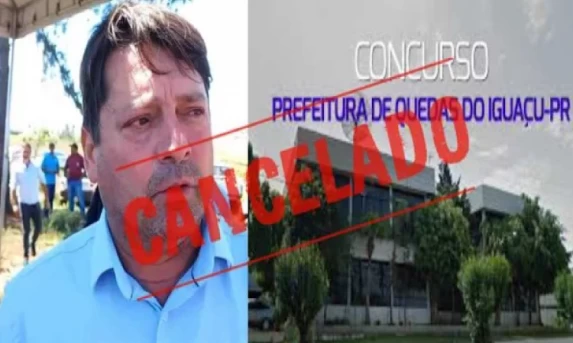 Justiça acata pedido do MPPR e cancela concurso público em Quedas do Iguaçu.