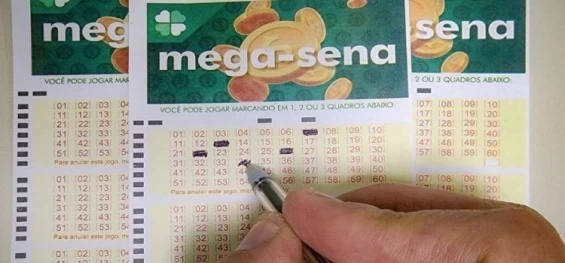 LOTERIAS: Mega-Sena acumula e prêmio chega a R$ 6,5 milhões; confira as dezenas.