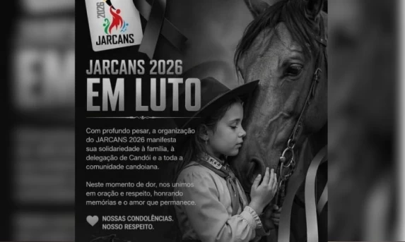 Luto no JARCANS: Criança de 9 anos morre após queda de cavalo e modalidade campeira é cancelada