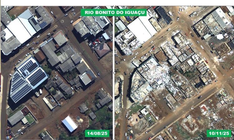MAPEAMENTO AÉREO AJUDARÁ NA RECONSTRUÇÃO DE CIDADES PARANAENSES APÓS TORNADOS