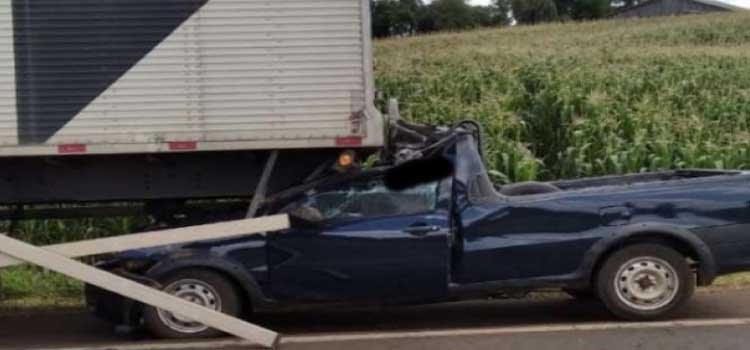 MARMELEIRO: Homem fica gravemente ferido após acidente na BR 280