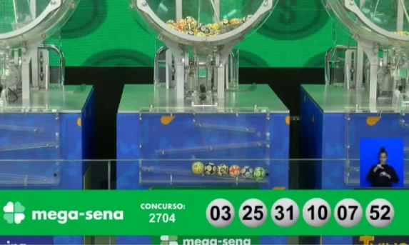 Mega-Sena, concurso 2.704: prêmio acumula e vai a R$ 120 milhões.