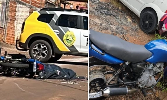Moto da vítima do homicídio registrado no Abelha foi apreendida com peças de moto furtada em Cascavel.