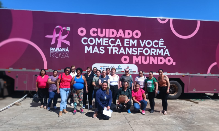 Mulheres de Guaraniaçu realizam exames de mamografia em ação especial de saúde
