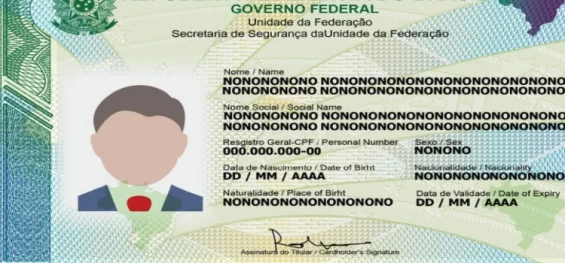 Nova carteira de identidade será emitida sem informação sobre sexo.