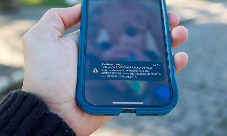 Novo sistema de alerta para desastres estará disponível para todo o Paraná em dezembro