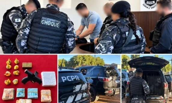Operação Extirpatio II prende três pessoas e apreende mais de 1 kg de cocaína em Santa Tereza do Oeste