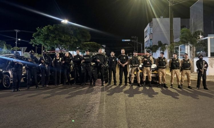 Operação Integrada mobiliza forças policiais e Ministério Público em Catanduvas, Três Barras e Ibema