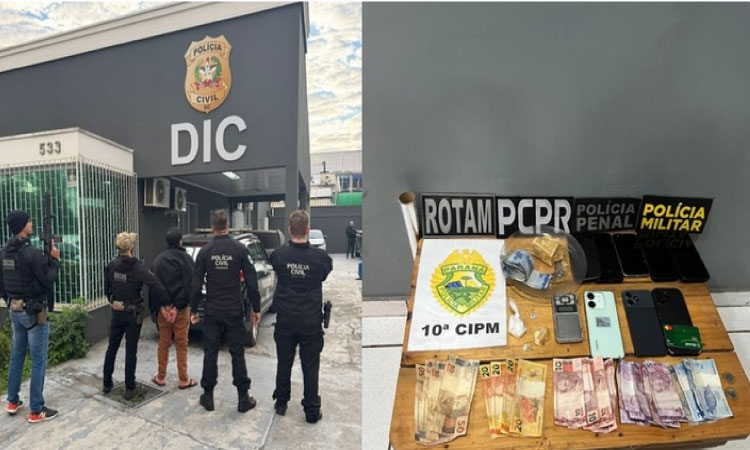 Operação integrada prende grupo criminoso que agia em Laranjeiras do Sul e região