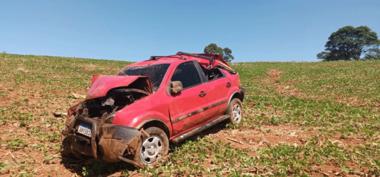 PARANÁ: Dois feridos em acidente na BR-280 em Marmeleiro.