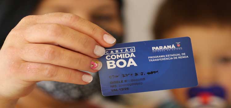 PARANÁ: Estado carrega nesta terça-feira a nova parcela do Cartão Comida Boa