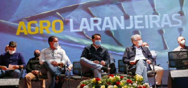 PARANÁ: Governador participa do lançamento da Agro Laranjeiras, novo complexo de produção de leitões desmamados.