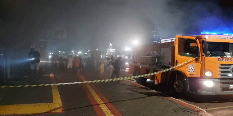 Paraná: Incêndio em loja no Centro de Assis Chateaubriand mobiliza Bombeiros.