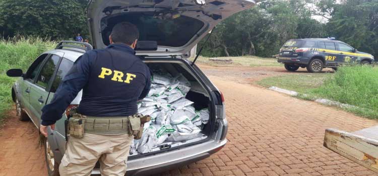 PARANÁ: PRF apreende meia tonelada de agrotóxicos contrabandeados em Guaíra