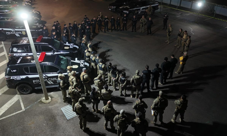 PCPR mobiliza 16 cidades em megaoperação para impedir instalação de facção criminosa no Paraná