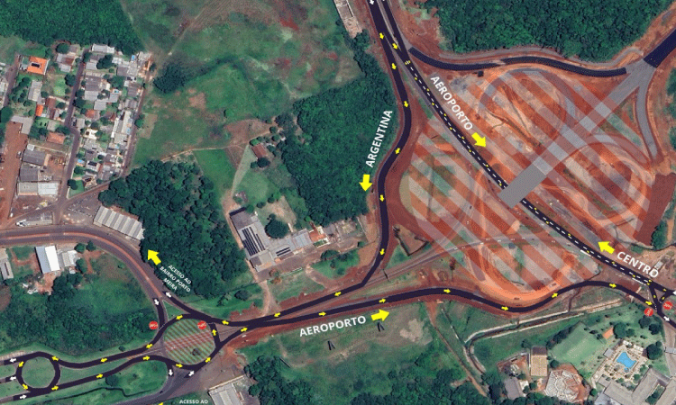 Perimetral Leste de Foz: tráfego terá novas mudanças na região do viaduto com a BR-469