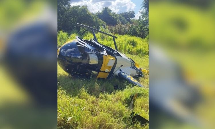 PMPR emite nota oficial sobre queda de helicóptero durante perseguição em Matelândia