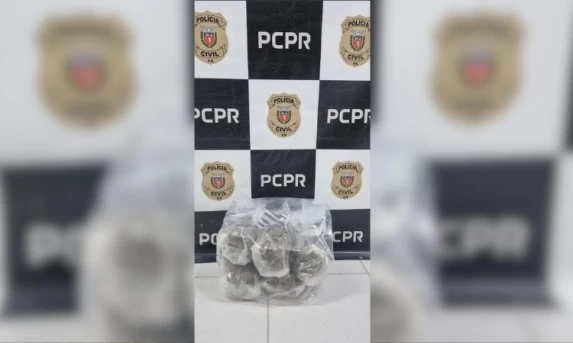 Polícia Civil e Receita Federal apreendem 5 quilos de capulho em ação integrada em Cascavel