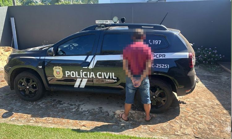 Polícia Civil prende condenado a mais de 25 anos de prisão por estupro de vulnerável em Catanduvas
