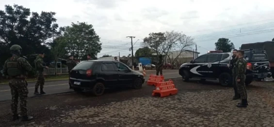 POLICIAL: Polícia Penal Federal e Exército Brasileiro fazem operação na região oeste do Paraná.