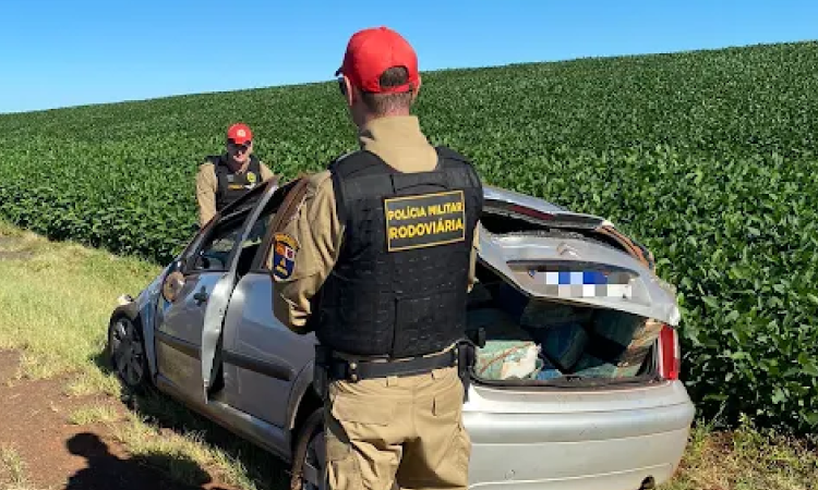 PRE apreende mais de 184kg de maconha em Céu Azul