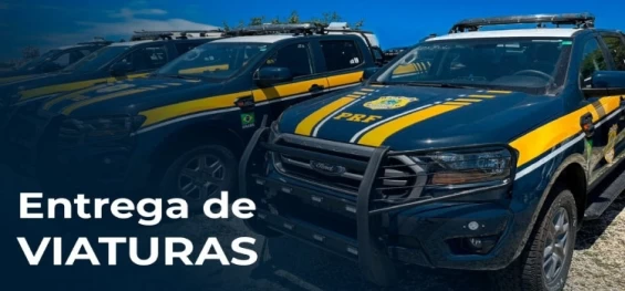 PRF recebe 25 novas viaturas para patrulhar as rodovias do Paraná.