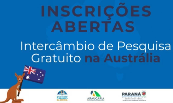 Programa Ganhando o Mundo da Ciência abre 41 vagas de intercâmbio acadêmico para a Austrália
