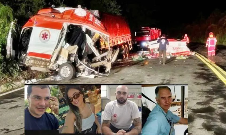 Quem era a equipe do Samu que morreu em grave acidente na BR-476