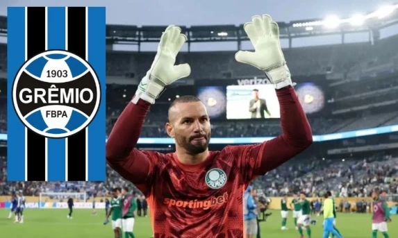Reforço no Imortal: Goleiro Weverton Deixa o Palmeiras e Acerta com o Grêmio por Três Anos