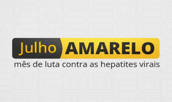 Saúde alerta para campanha Julho Amarelo de prevenção às hepatites virais.