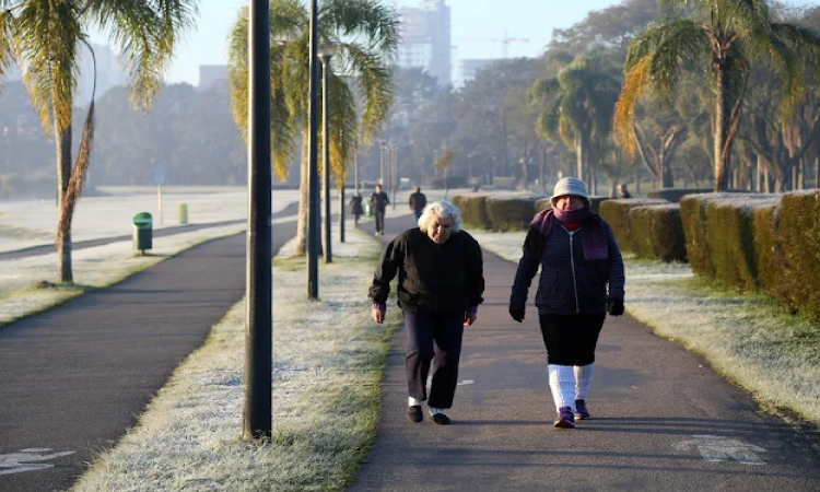 Simepar indica frio rigoroso no fim de semana, com temperaturas negativas no Sul do Estado.
