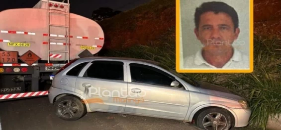 TRÂNSITO: Carro desgovernado prensa caminhoneiro contra carreta em Maringá, a vítima morreu na hora.