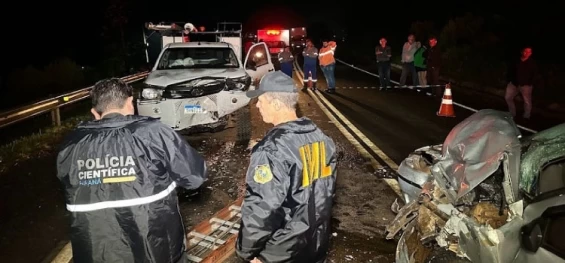 TRÂNSITO: Idoso Morre Em Colisão Frontal Com Equipe Da Copel Na PRC-158 Em Saudade Do Iguaçu-Pr.