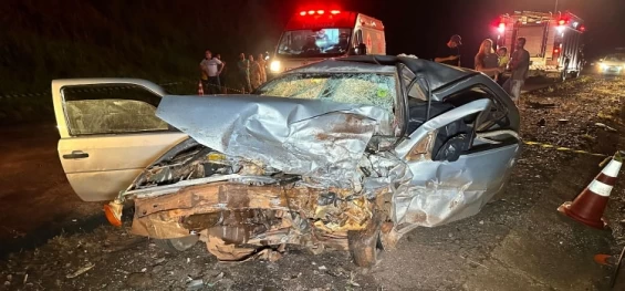 TRÂNSITO: Três pessoas morrem em acidente na rodovia PRC 158 em Rio Bonito do Iguaçu.