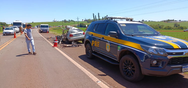 UBIRATÃ: Motorista morre em acidente na BR-369.