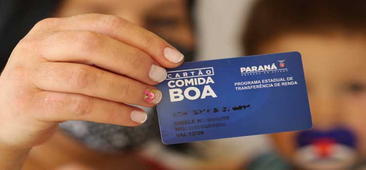 VULNERABILIDADE: Mais de 50 mil famílias já utilizam o Cartão Comida Boa no Paraná